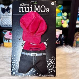 NEW Disney nuiMOs Outfit Red Jacket White Graphic Tank Top & Black Pants